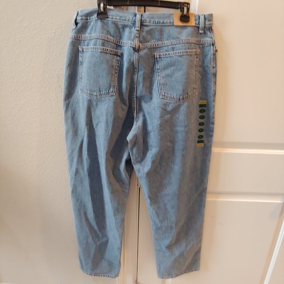 L.L. Bean Double L Relaxed Fit Size 20R Denim Blue Jeans - Picture 3 of 10